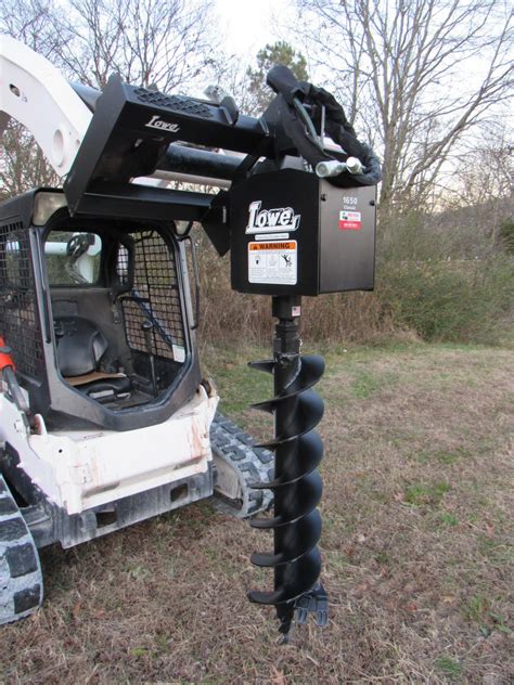 auger attachment skid steer|skid steer auger attachment for sale.